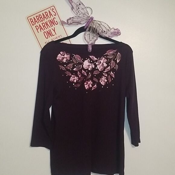 Croft &Barrow Cotton top - Picture 1 of 4